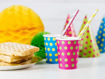 Picture of PAPER STRAWS YELLOW 19.5CM